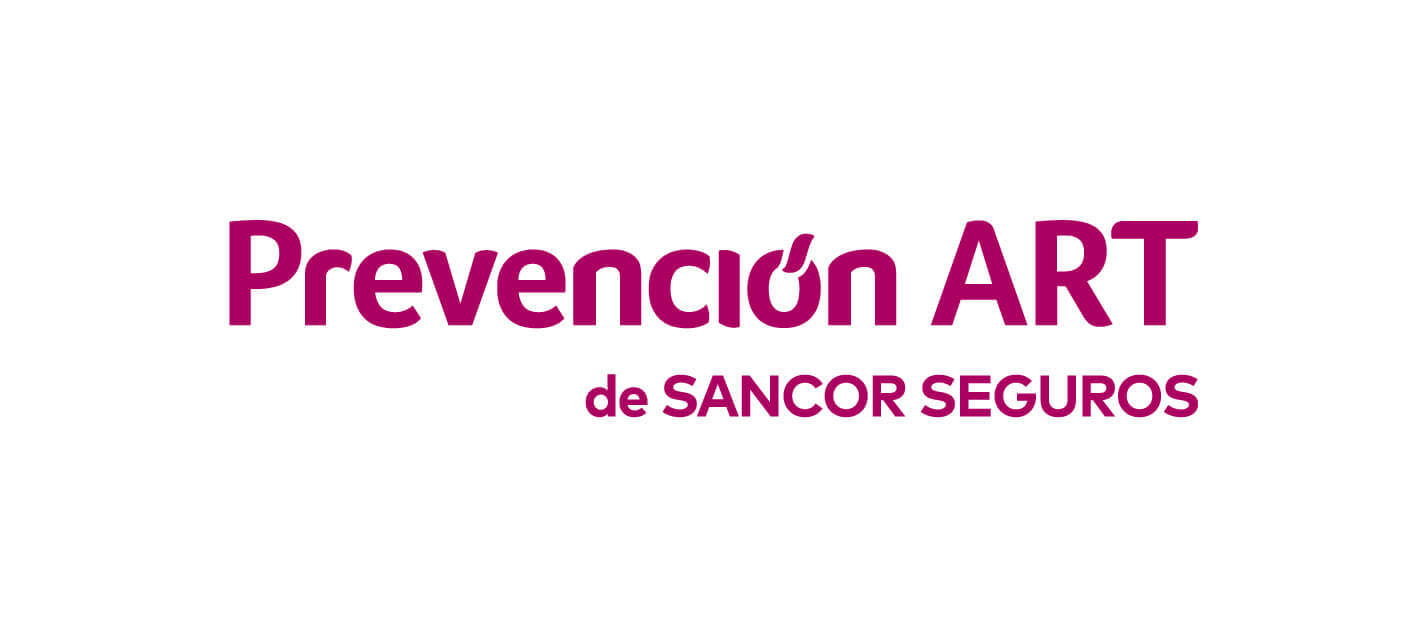 Logo de Prevención ART, aseguradora de riesgos del trabajo líder en Argentina, con su característico diseño corporativo en tonos azules